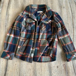 Appaman kids fleece plaid shirt
